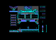 Ajax for Amstrad CPC - Approaching the end of the stage...