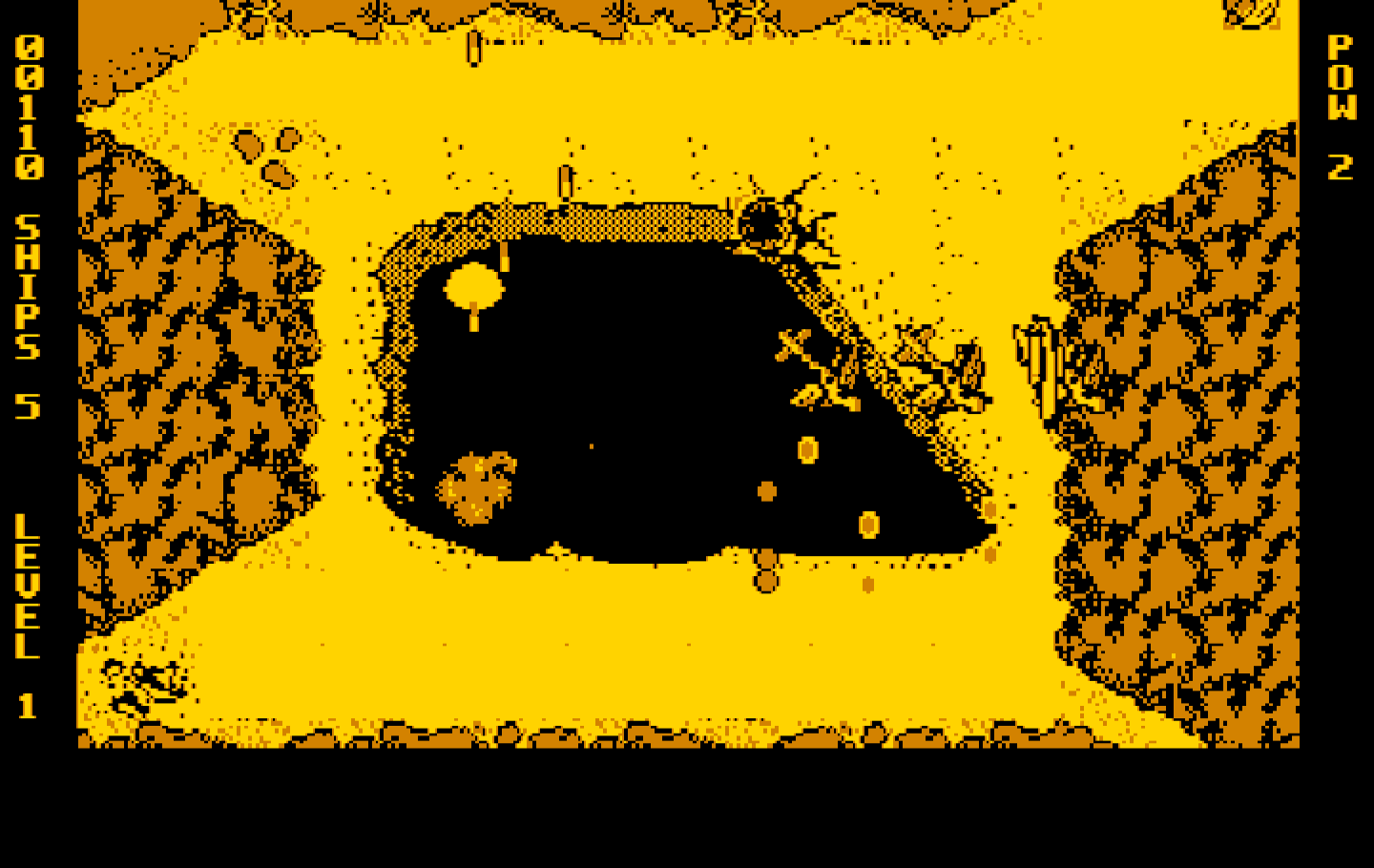 Ajax IBM PC/Compatibles Screenshot: Crash! I've been hit...