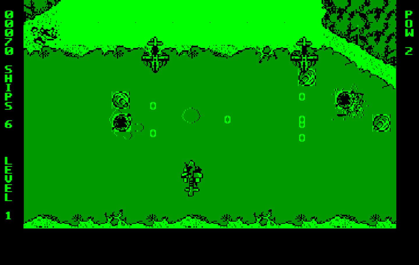 Ajax IBM PC/Compatibles Screenshot: Watch out for the attacking helicopters!