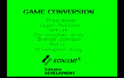 Ajax for IBM PC/Compatibles - Credits screen.
