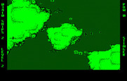 Ajax for IBM PC/Compatibles - This level switches from scrolling to flying "into" the screen.