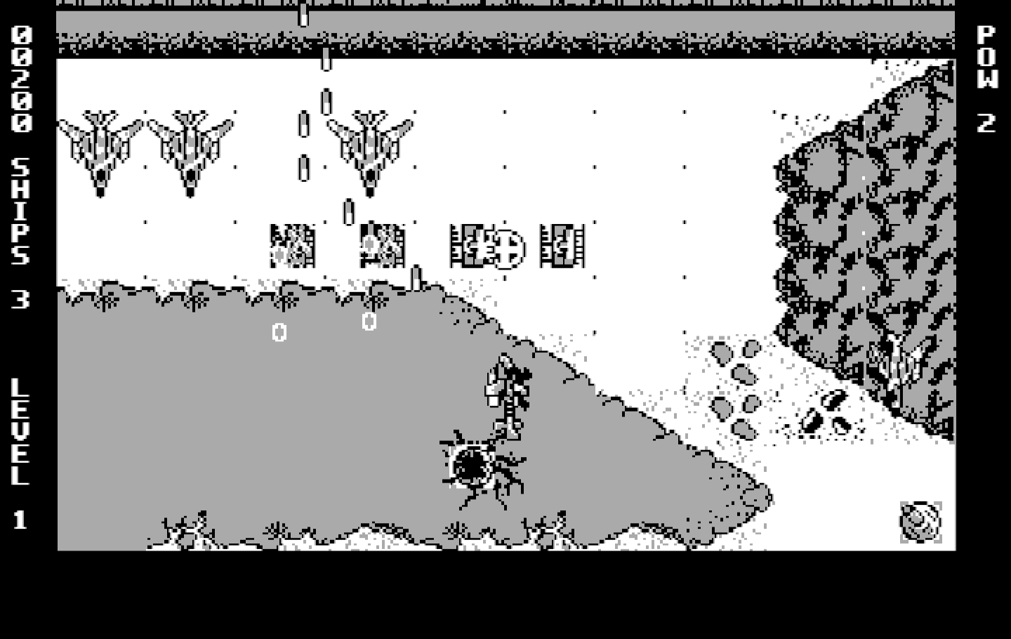 Ajax IBM PC/Compatibles Screenshot: More incoming planes!