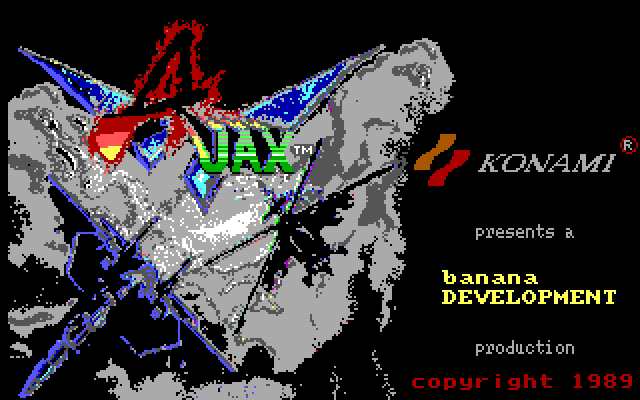 Ajax IBM PC/Compatibles Screenshot: Ajax Title screen.