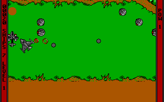 Ajax IBM PC/Compatibles Screenshot: Uh oh, I'm trapped on the left side of the screen!