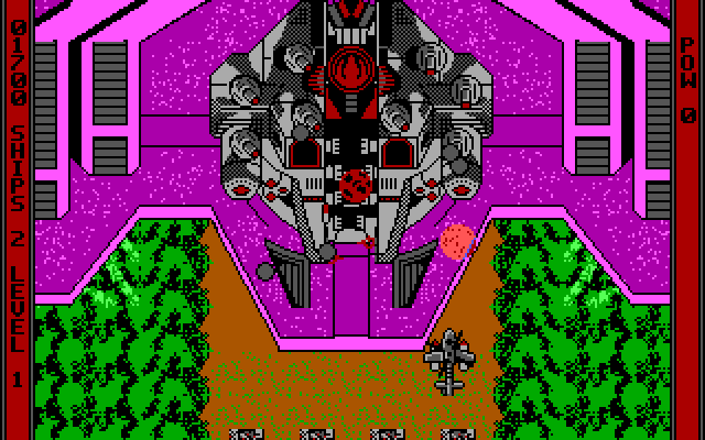 Ajax IBM PC/Compatibles Screenshot: The second end of level boss.