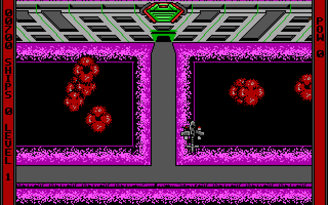 Ajax IBM PC/Compatibles Screenshot: First level complete!