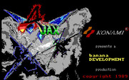 Ajax for IBM PC/Compatibles - Ajax Title screen.