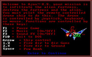 Ajax for IBM PC/Compatibles - Welcome to the game!
