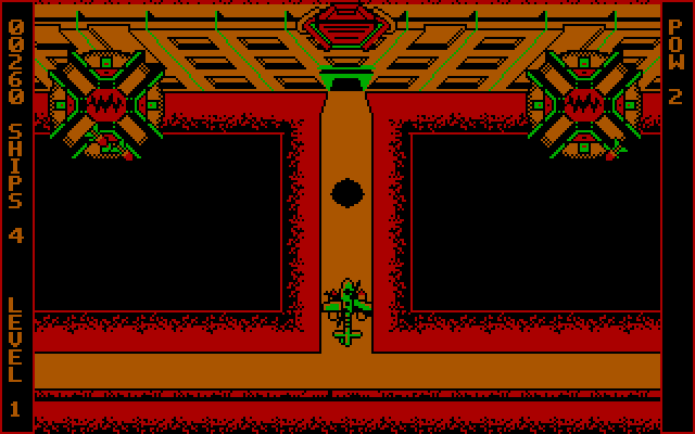 Ajax IBM PC/Compatibles Screenshot: The first end of level boss.