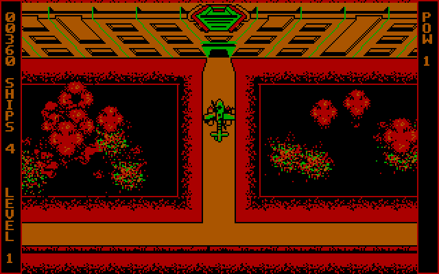 Ajax IBM PC/Compatibles Screenshot: First level completed.