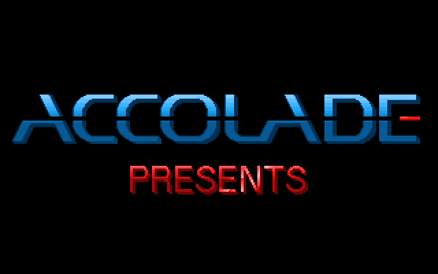 Star Control IBM PC/Compatibles Screenshot: Accolade logo.