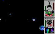Star Control for IBM PC/Compatibles - Don't crash into planets or asteroids during battle...