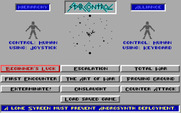 Star Control for IBM PC/Compatibles - The main strategy game menu.