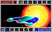 Star Control for IBM PC/Compatibles - Last reported location of this skiff...