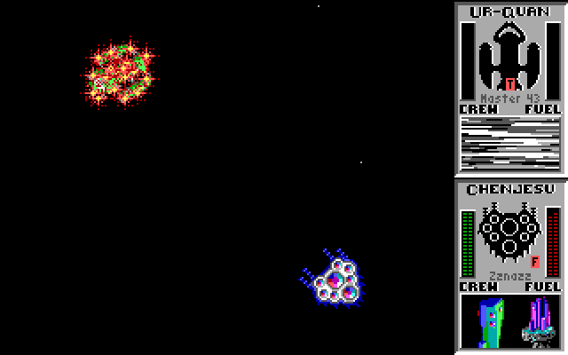 Star Control IBM PC/Compatibles Screenshot: Enemy destroyed!