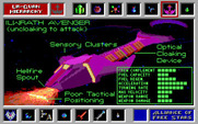 Star Control for IBM PC/Compatibles - This Ur-Quan ship has a cloaking device.