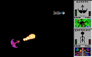 Star Control for IBM PC/Compatibles - Attacking with fire.