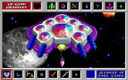 Star Control for IBM PC/Compatibles - This is the most powerful Alliance ship.