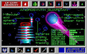Star Control for IBM PC/Compatibles - Some ships, like the Androsynth Guardian, can transform.
