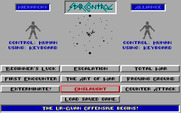 Star Control for IBM PC/Compatibles - Select a scenario for the strategy version of the game.