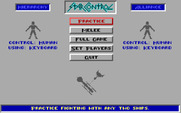 Star Control for IBM PC/Compatibles - The main menu.
