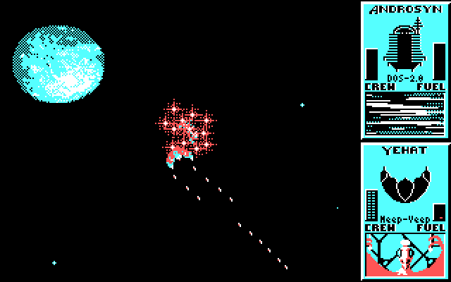 Star Control IBM PC/Compatibles Screenshot: Enemy ship destroyed!