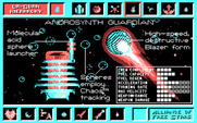 Star Control for IBM PC/Compatibles - Some ships, like the Androsynth Guardian, are capable of transforming.