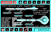 Star Control for IBM PC/Compatibles - The Earthling's ship.