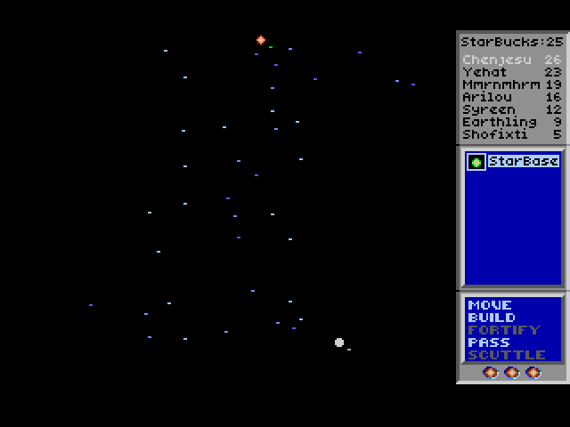 Star Control Sega Genesis / Mega Drive Screenshot: Full game start.
