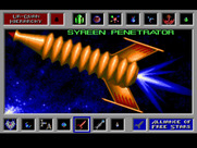 Star Control for Sega Genesis / Mega Drive - Graphic for the Syreen Penetrator...