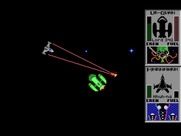 Star Control for Sega Genesis / Mega Drive - Dodging laser fire...