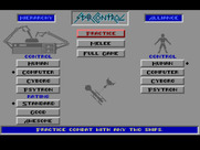Star Control for Sega Genesis / Mega Drive - The main menu.