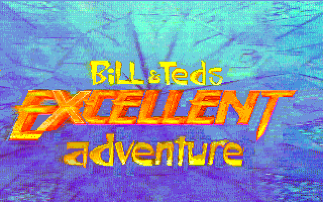 Bill & Ted's Excellent Adventure IBM PC/Compatibles Screenshot: Title screen.