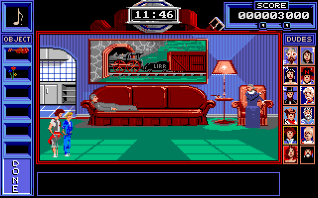 Bill & Ted's Excellent Adventure IBM PC/Compatibles Screenshot: Freud's mother is upset...