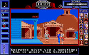Bill & Ted's Excellent Adventure for IBM PC/Compatibles - Socrates has a question for you.