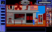 Bill & Ted's Excellent Adventure for IBM PC/Compatibles - Outside the Mad Dog Saloon...