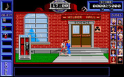 Bill & Ted's Excellent Adventure for IBM PC/Compatibles - Outside the Wilber Hall.