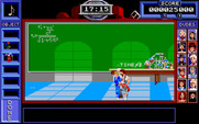 Bill & Ted's Excellent Adventure for IBM PC/Compatibles - Einstein follows you after you give him a calculator.
