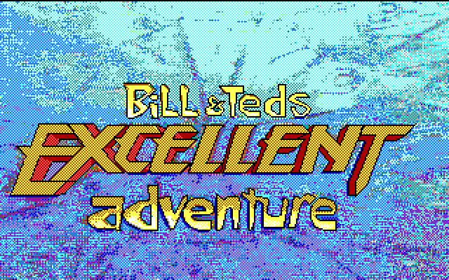 Bill & Ted's Excellent Adventure IBM PC/Compatibles Screenshot: Title screen.