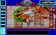 Bill & Ted's Excellent Adventure for IBM PC/Compatibles - Almost reached the top of the scaffolding...