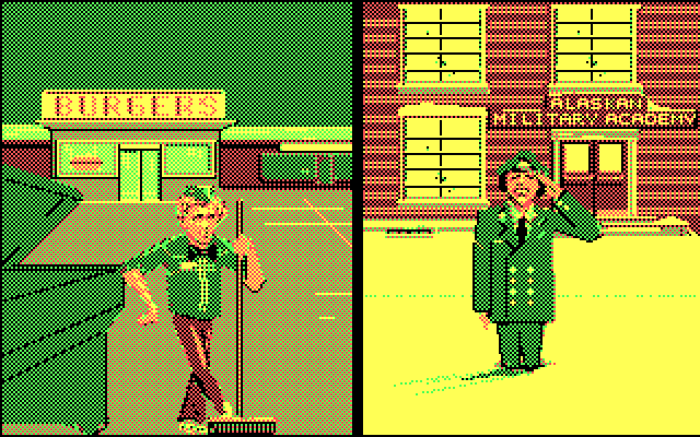 Bill & Ted's Excellent Adventure IBM PC/Compatibles Screenshot: Game over.
