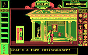 Bill & Ted's Excellent Adventure for IBM PC/Compatibles - A fire extinguisher! Now where did we need one of those?