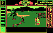 Bill & Ted's Excellent Adventure for IBM PC/Compatibles - Careful, don't get hit by cannonballs in this sequence.