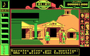 Bill & Ted's Excellent Adventure for IBM PC/Compatibles - Socrates has a question for you.