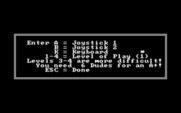 Bill & Ted's Excellent Adventure for IBM PC/Compatibles - Selecting some game options.