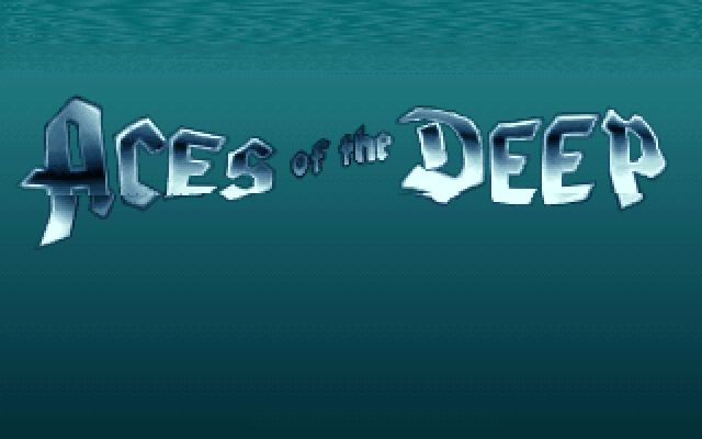 Aces of the Deep IBM PC/Compatibles Screenshot: Title screen.