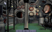 Aces of the Deep for IBM PC/Compatibles - The submarine menu.
