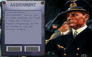 Aces of the Deep for IBM PC/Compatibles - Information about your assignment.
