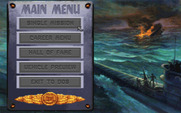 Aces of the Deep for IBM PC/Compatibles - The main menu.