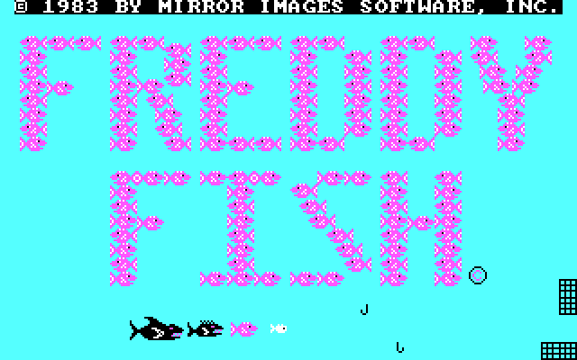 Freddy Fish IBM PC/Compatibles Screenshot: Title screen.